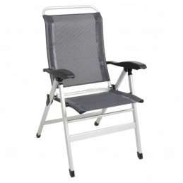 Silla de aluminio confort gris