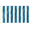 Cortina terciopelo 560 x 1850 cm azul - blanco