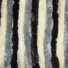 Cortina terciopelo 560 x 1850 gris - negro - beige